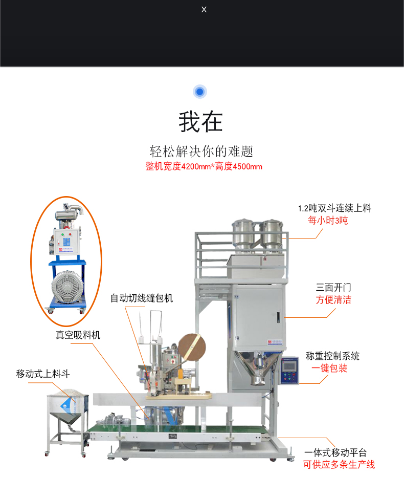 塑料颗粒称重包装机厂家南衡称重_自动粉末包装秤_东莞市南衡称重设备