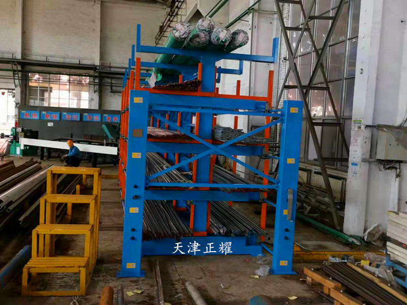 浙江杭州型材貨架 銅排擺放架規格 軸存放架 重型貨架