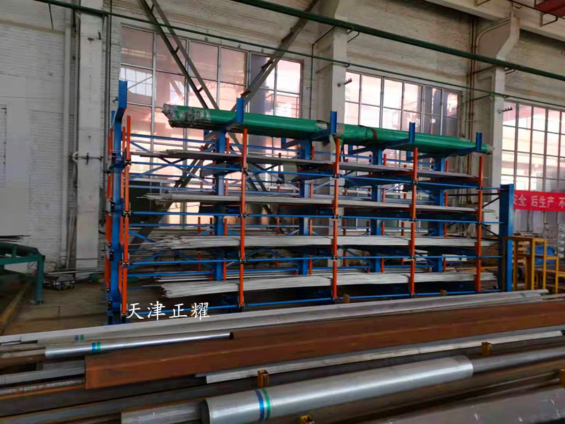 陜西西安鋼材貨架 銅排擺放架 鋁型材存放架 鋼管貨架