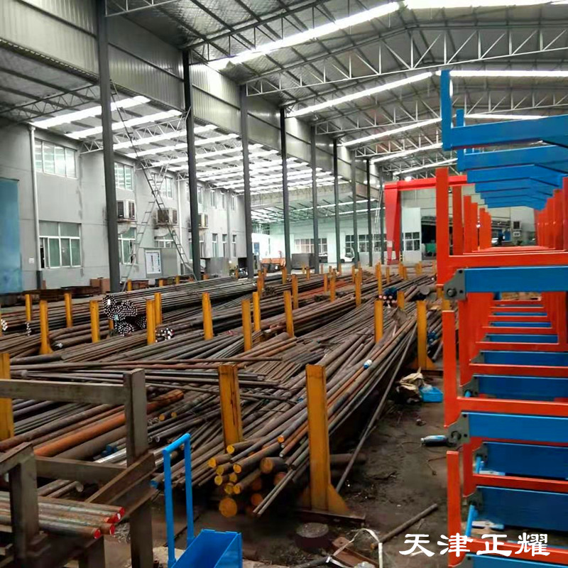 江蘇鹽城圓鋼貨架擺放幾十種規格占地小數量清晰