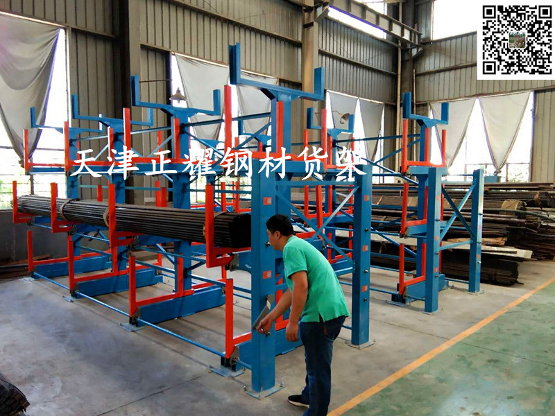 北京钢材货架多层分类存放不同种类的钢材