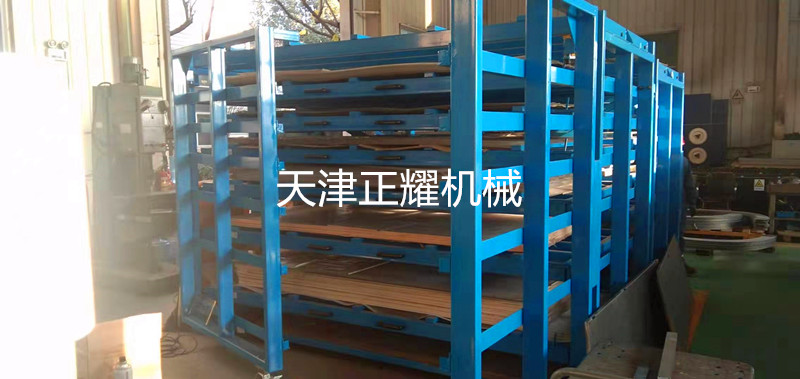 板材货架的分类卧式板材货架和立式板材货架又叉车板材货架