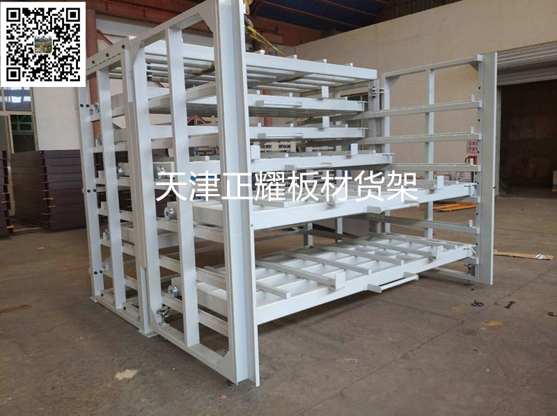 江阴板材货架 江苏抽屉式钢板存放架 6米不锈钢板架子