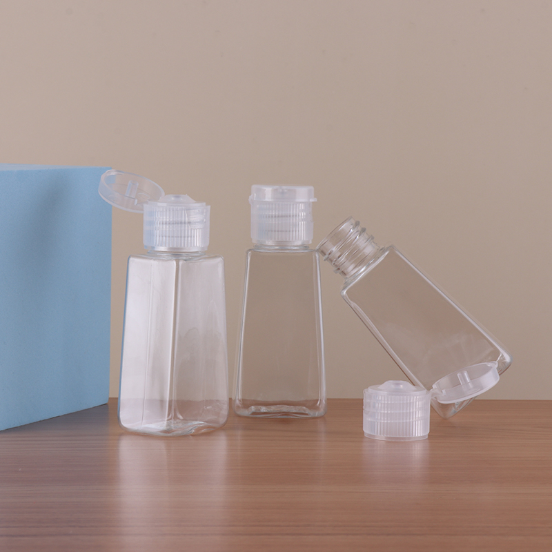 厂家直销30ML梯形瓶pet塑料瓶透明凝胶瓶可配翻盖