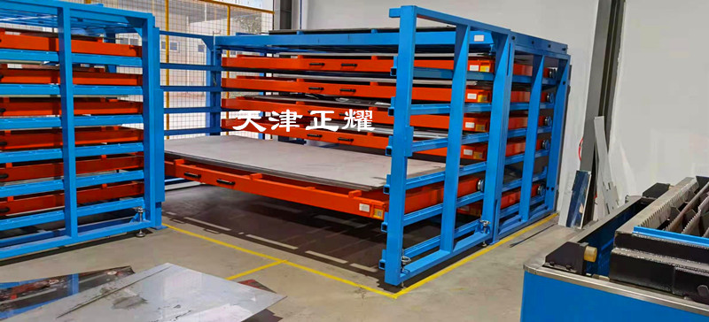 板材货架2种形式平放板材货架和竖放板材货架