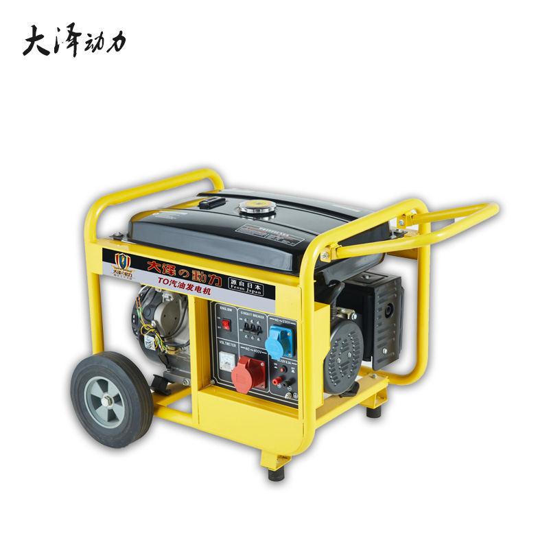 教育機(jī)構(gòu)用7千瓦開架式汽油發(fā)電機(jī)