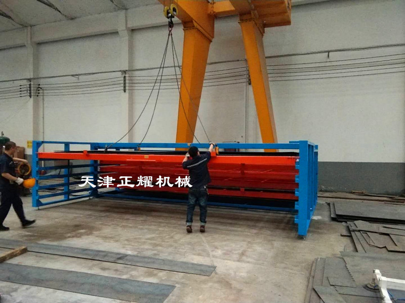 江苏南京钢板货架 卧式板材货架 铜板货架 抽屉式货架