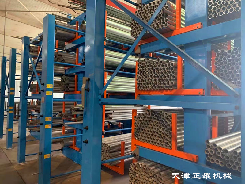 河南郑州钢管货架 伸缩悬臂式货架 铝型材架子 棒料存放架