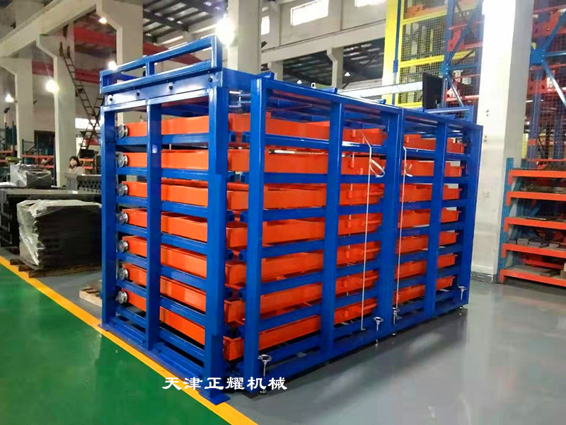 辽宁营口板材货架 钢板存放架 重型抽屉式货架 铝板摆放架