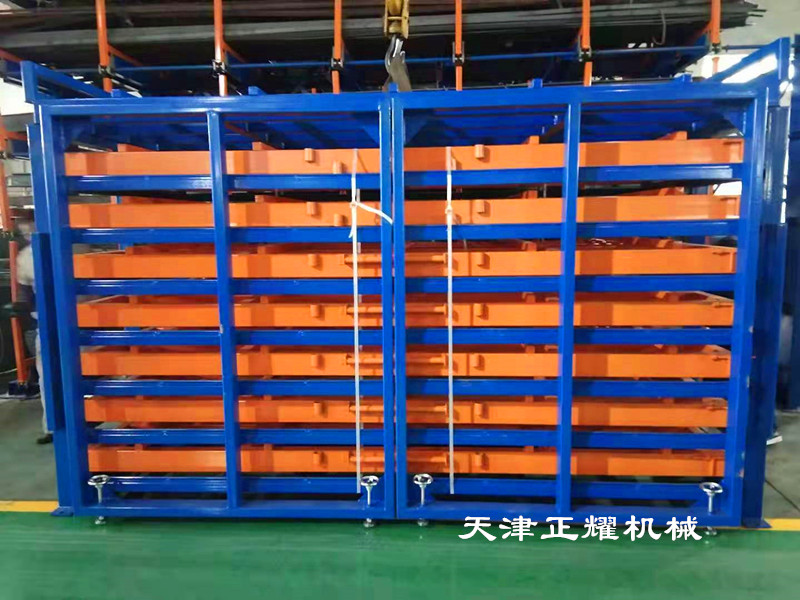 辽宁营口板材货架 钢板存放架 重型抽屉式货架 铝板摆放架