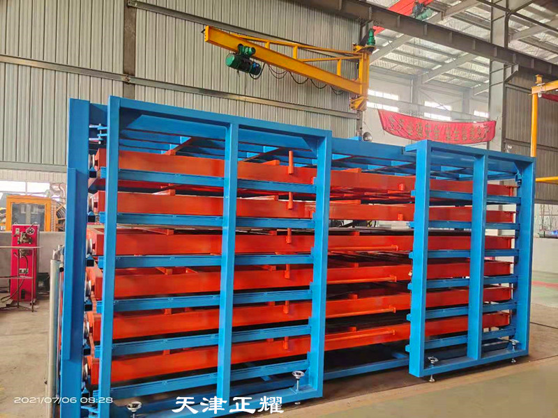 钢板板材车间堆放解决方案多层抽屉式板材货架