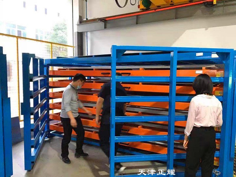 安徽宣城钢板货架 抽屉式板材货架 重型模具货架