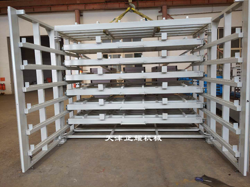河北邢台板材货架 钢板存放架 铝板抽屉式货架 铜板架子
