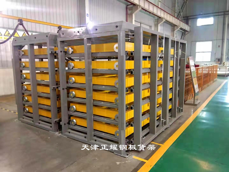 江苏扬州板材货架抽屉式钢板存放架铝板存放架铜板架子
