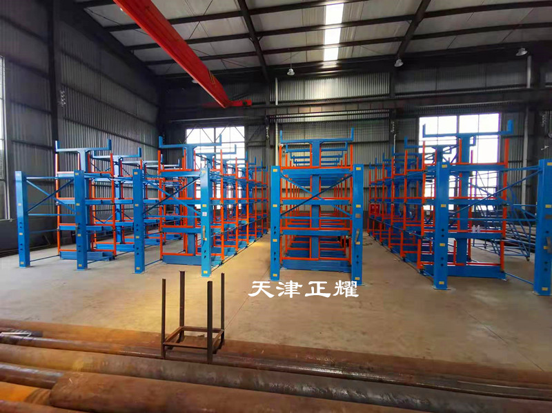 重庆九龙坡钢材库房货架伸缩式结构原理存放重型钢材