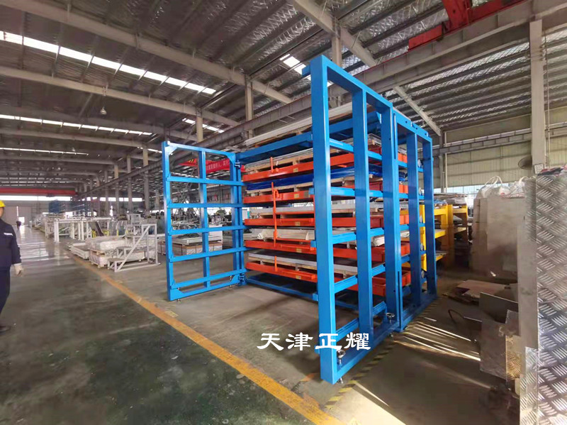 板材的存儲方法抽屜式板材貨架擺放種類多省空間整齊