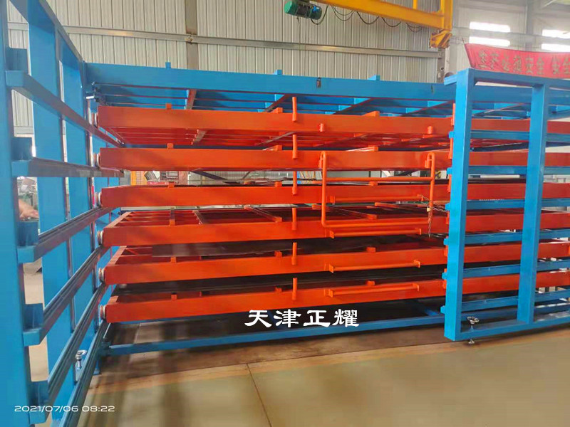 板材種類很多怎么辦臥式板材貨架擺放整齊多省空間