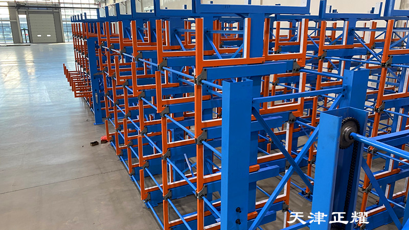 廣東湛江伸縮式懸臂貨架管材存放架銅排擺放架棒料架子