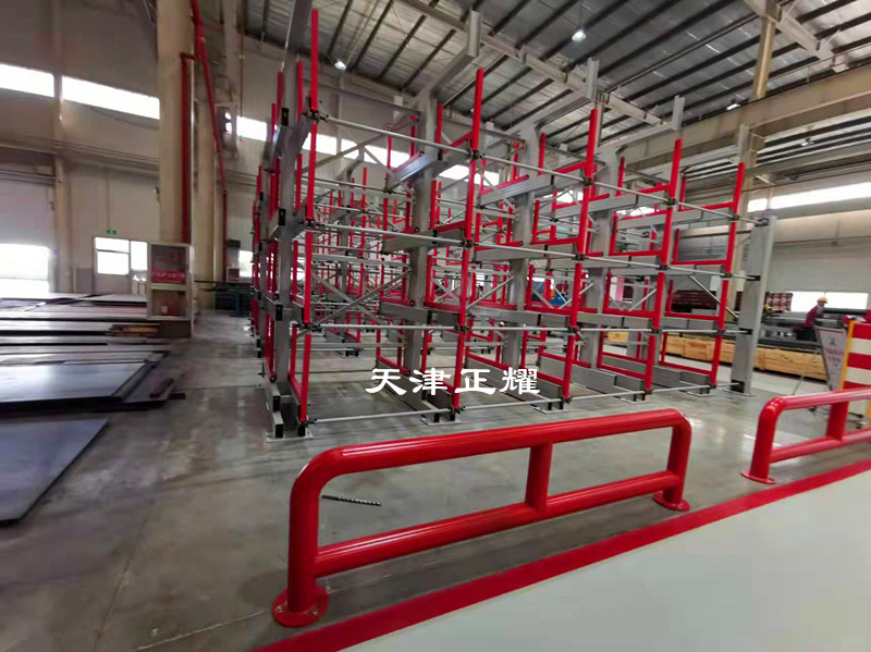江蘇南通鋼材貨架 伸縮式懸臂貨架 銅排擺放架 棒料貨架
