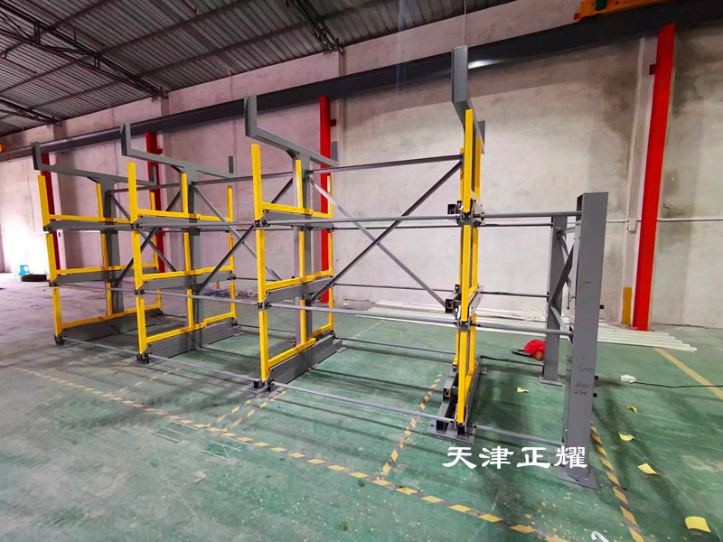 顏色漂亮美觀大方的伸縮式懸臂貨架迎來新項目