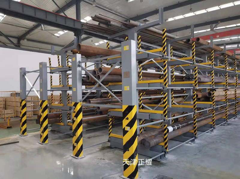 地面堆放的管材怎么存放好可以伸縮移動的管材貨架