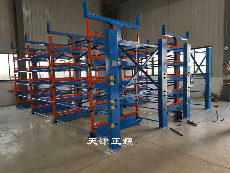 江蘇徐州圓鋼貨架 鋁管存放架 銅排擺放架 軸貨架