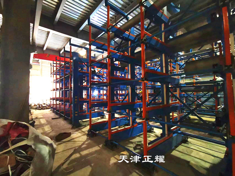湖南岳陽型材貨架 伸縮式懸臂貨架 棒料貨架 銅排貨架