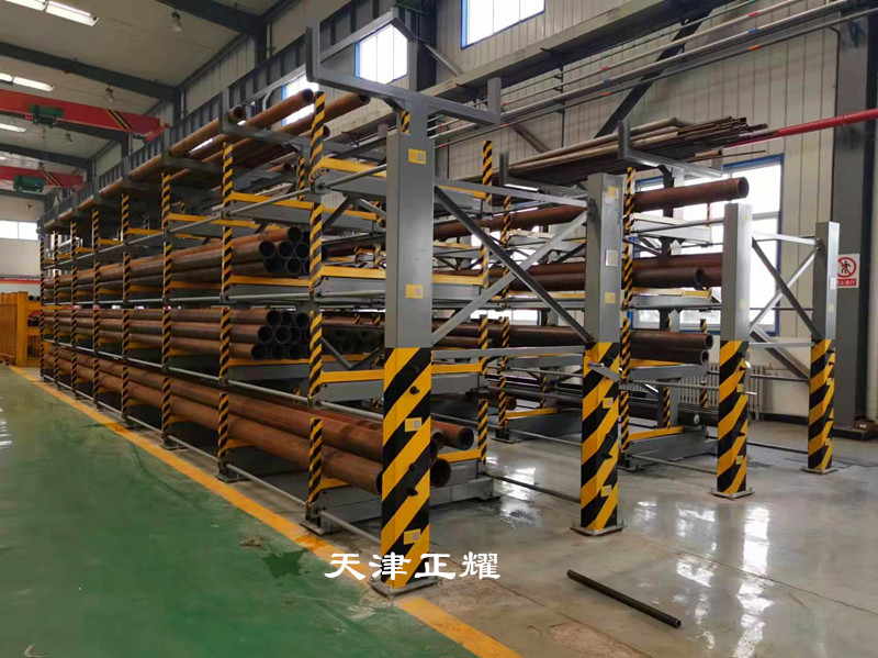 管材存放架 伸縮式懸臂貨架 電纜盤貨架 鋼材貨架