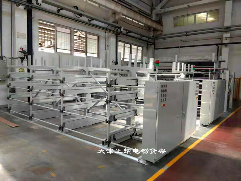 自動懸臂伸縮貨架 電動伸縮懸臂貨架 伸縮懸臂式自動貨架