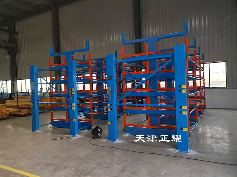 廣東東莞伸縮式懸臂貨架 鋼管存放架 圓鋼擺放架 軸貨架