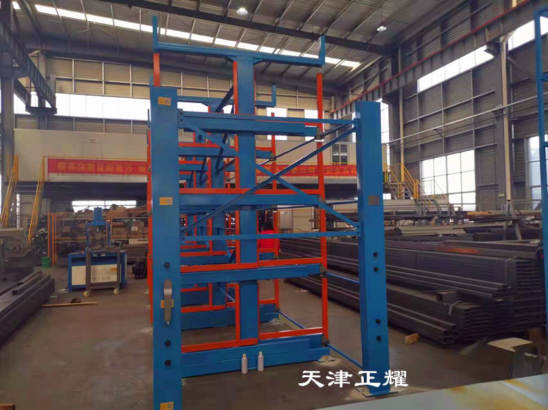 廣東東莞伸縮式懸臂貨架 鋼管存放架 圓鋼擺放架 軸貨架