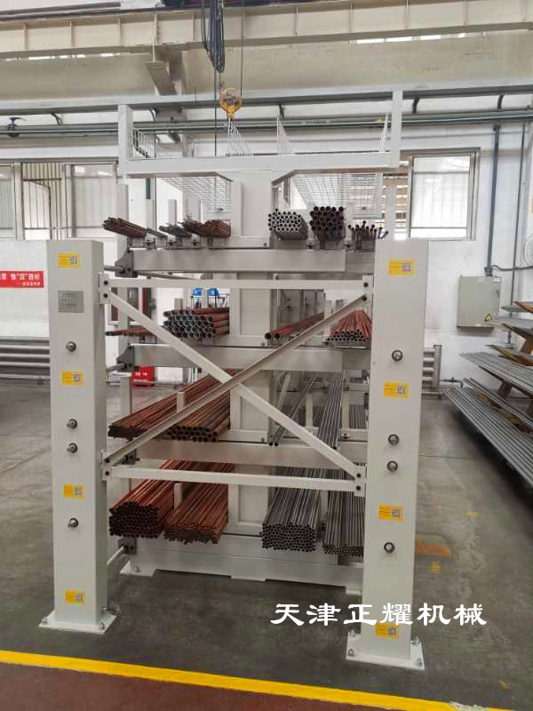 銅排存放貨架 伸縮式懸臂銅排貨架 重型銅排倉(cāng)庫(kù)貨架