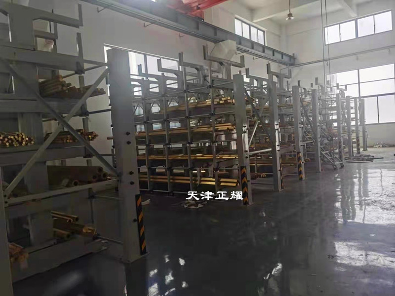 銅排存放貨架 伸縮式懸臂銅排貨架 重型銅排倉(cāng)庫(kù)貨架