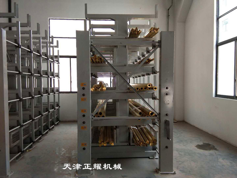 銅排存放貨架 伸縮式懸臂銅排貨架 重型銅排倉(cāng)庫(kù)貨架