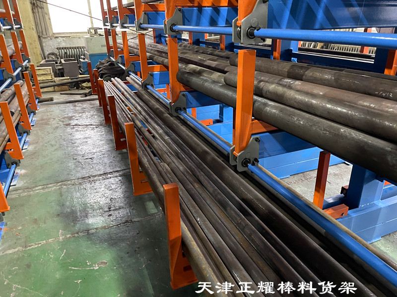 黑龍江哈爾濱棒料貨架 銅排擺放架 鋁型材架子 軸貨架