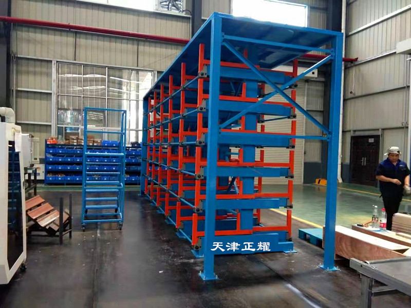 圓鋼型鋼角鐵方管存放伸縮懸臂貨架設(shè)計原理結(jié)構(gòu)