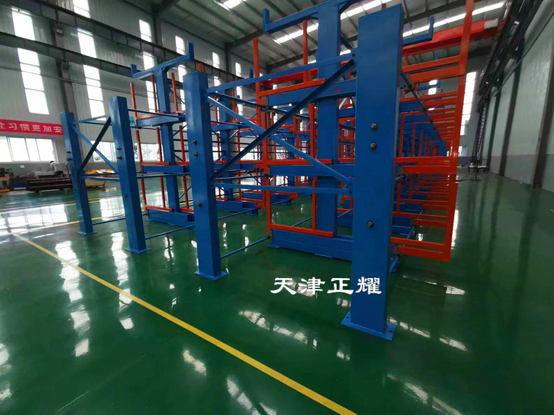 原來型材可以這樣存放伸縮式懸臂貨架立體分類整齊