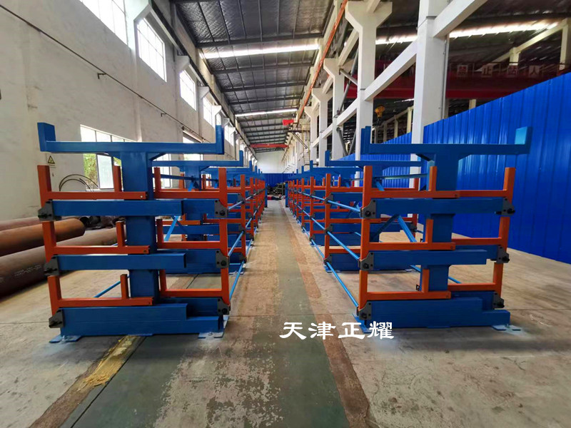 原來型材可以這樣存放伸縮式懸臂貨架立體分類整齊