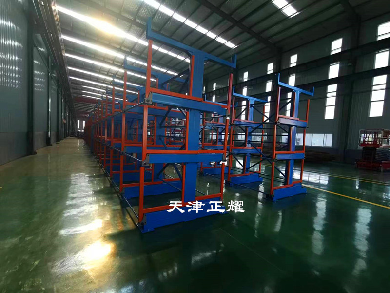 原來型材可以這樣存放伸縮式懸臂貨架立體分類整齊