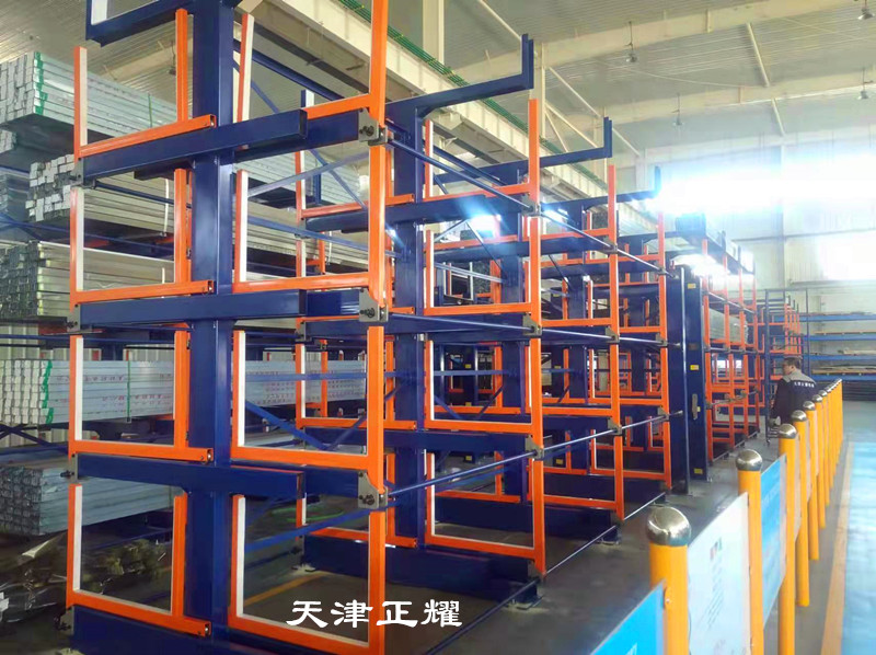 鋼棒鋁型材槽鋼角鐵圓鋼多層分類擺放伸縮式懸臂貨架