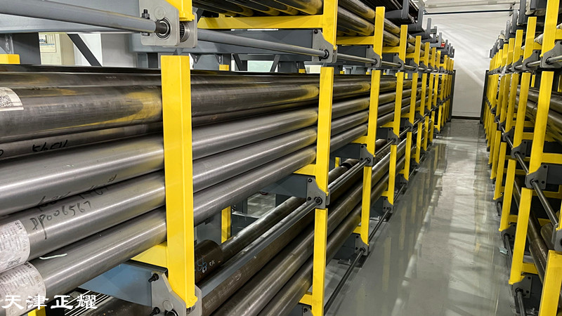 廣西防城港伸縮式懸臂管材貨架 立體鋼材庫貨架 圓鋼貨架