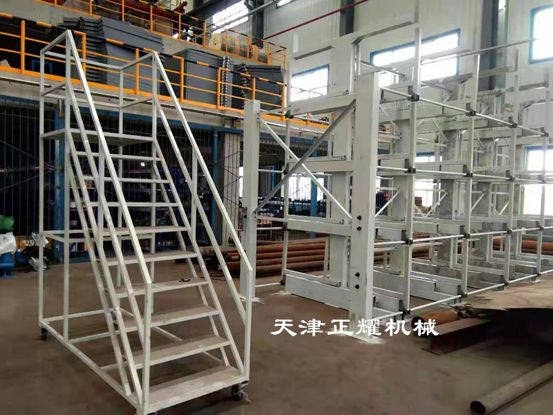 管材如何存放節(jié)省空間湖北鄂州伸縮懸臂式管材貨架