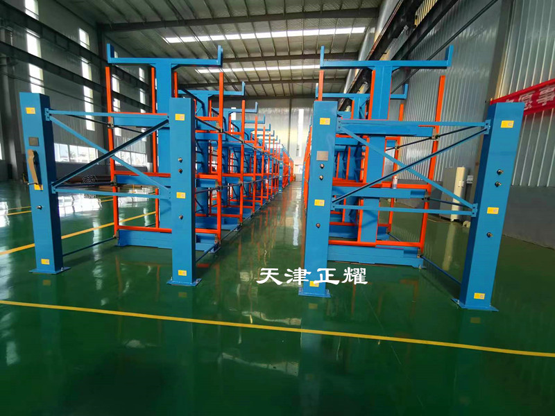 重慶璧山伸縮式懸臂貨架多層分類擺放圓鋼槽角型軸棒