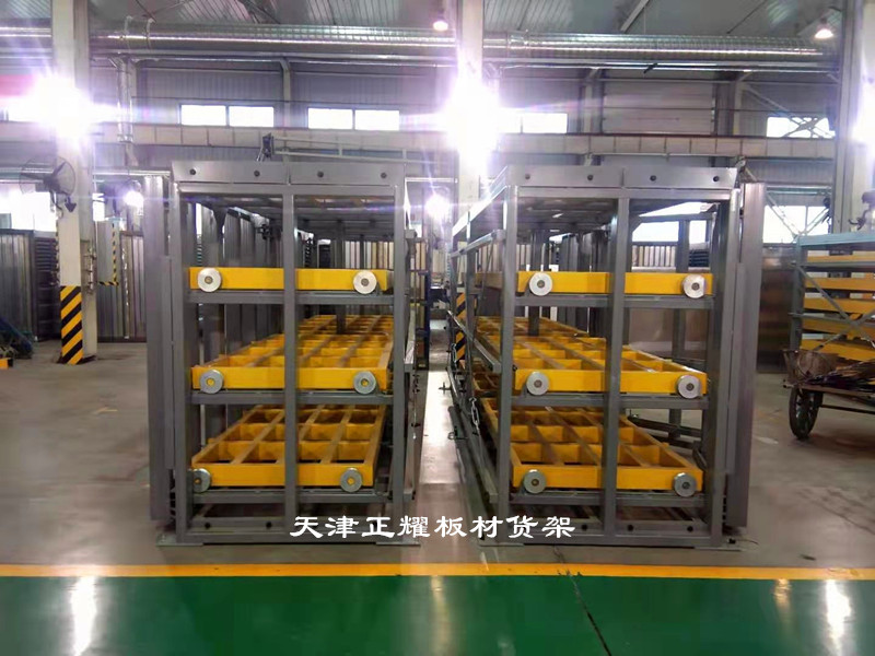 四川南充臥式鋼板貨架 重型板材貨架 抽屜式鋁板貨架