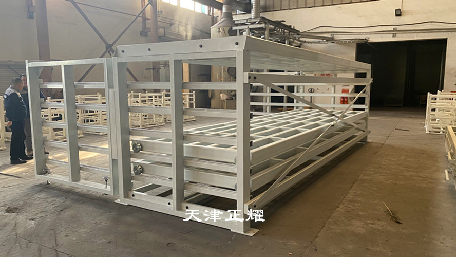 河南洛陽抽屜式鋼板貨架 手搖式板材貨架 鋁板銅板貨架