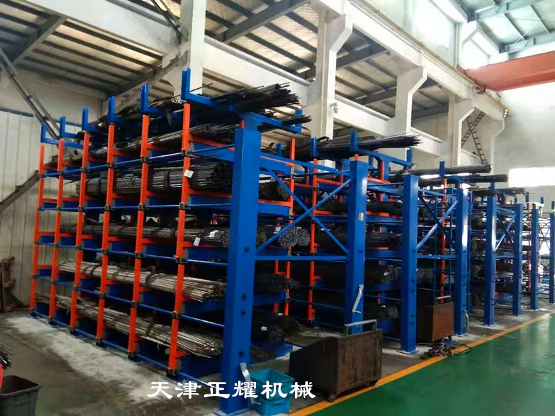 河南駐馬店鋼管貨架 棒料存放架 鋁型材貨架 銅排貨架