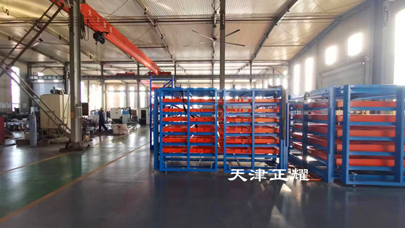 河南新鄉(xiāng)鋼板存放架 臥式板材貨架 抽屜式鋁板貨架