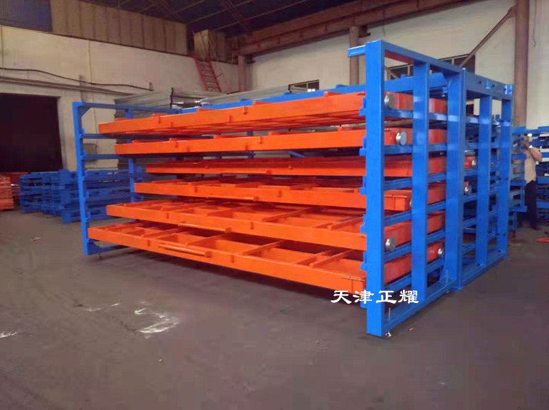 湖北黃石抽屜式板材貨架 鋼板存放架 鋁板銅板擺放架