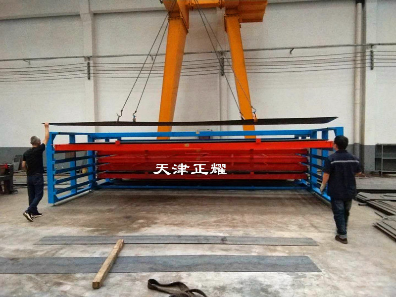鋼板怎么存放省空間擺放整齊存儲量高臥式板材貨架