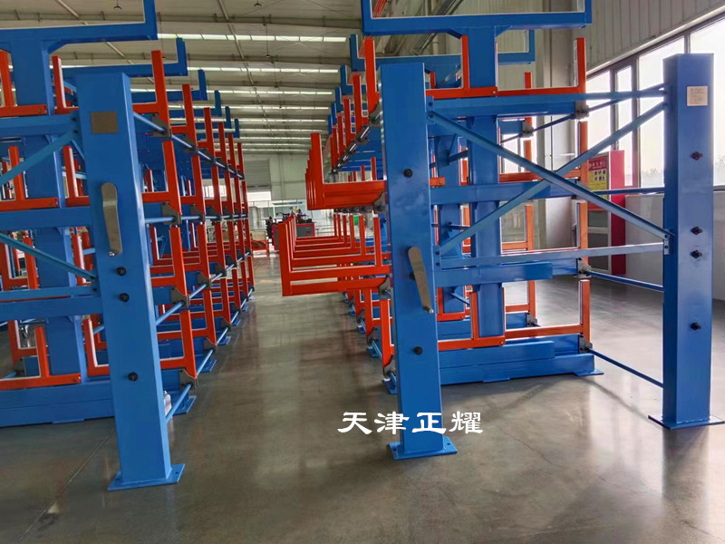 陜西西安銅排貨架伸縮式結構擺放幾十種銅排省地整齊